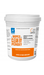 WIPES CLEAN BY PEROXY - Panos umedecidos com limpador de uso geral, à base de Peróxido de Hidrogênio (Pronto uso)